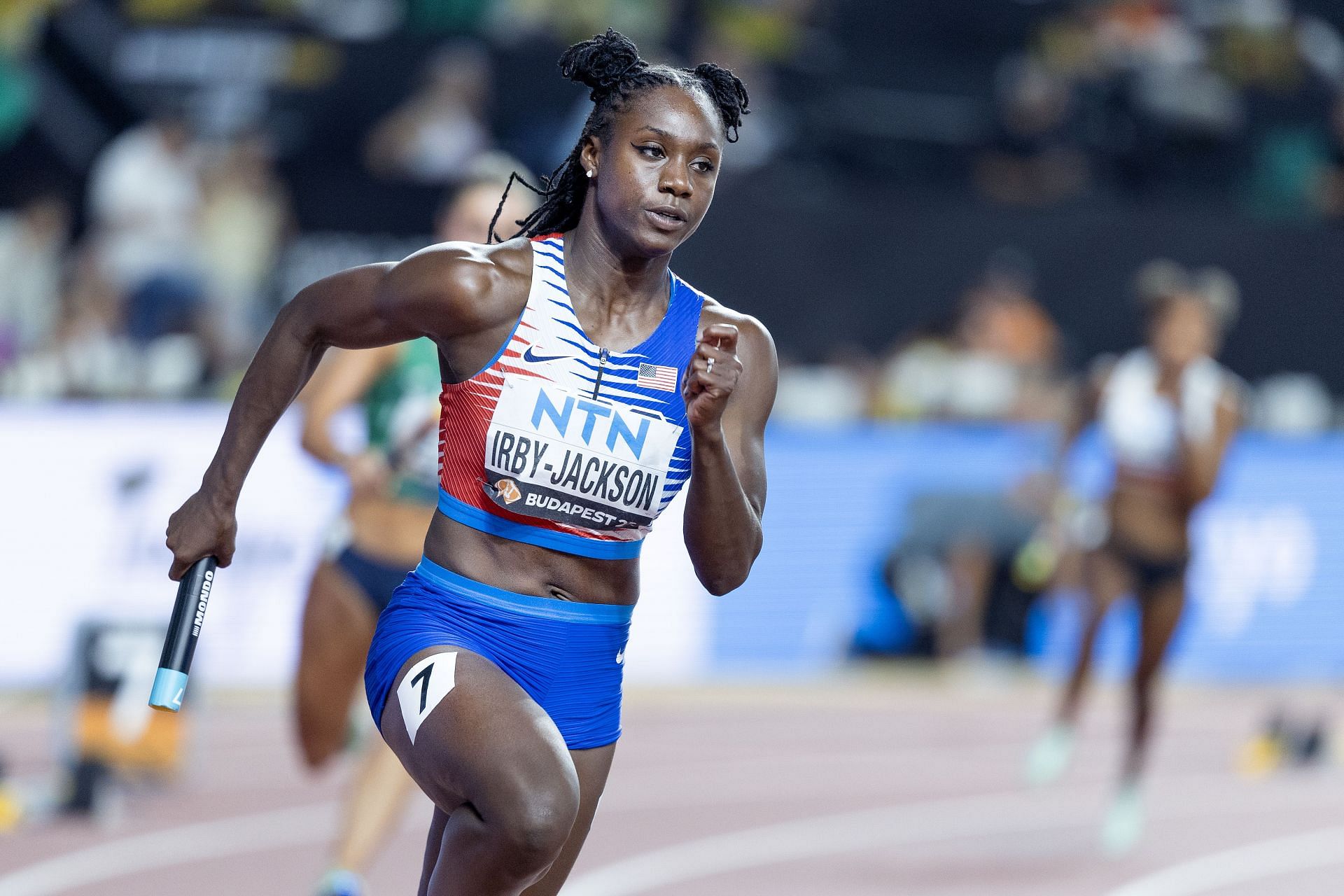 Lynna Irby-Jackson at World Athletics Championships. Budapest 2023. - Source: Getty
